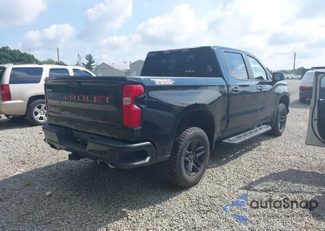 2020 Chevrolet Silverado 1500 4Wd Short Bed Lt Trail Boss из США, поврежденный, VIN 3GCPYFED5LG374853